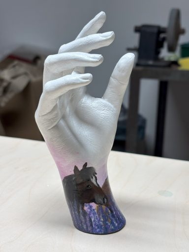 Kinderhand bemalt nach Wunsch